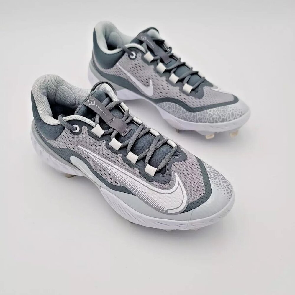 Nike Alpha Huarache Elite 4 Low 'Wolf Grey White' DJ6521-012 Baseball
